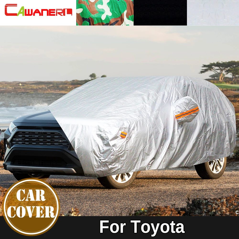 

Car Cover Sun Rain Snow Wind Resistant Waterproof Auto Cover For Toyota Previa Prius Progres Ractis Raum RAV4 SAI Sequoia Sienna