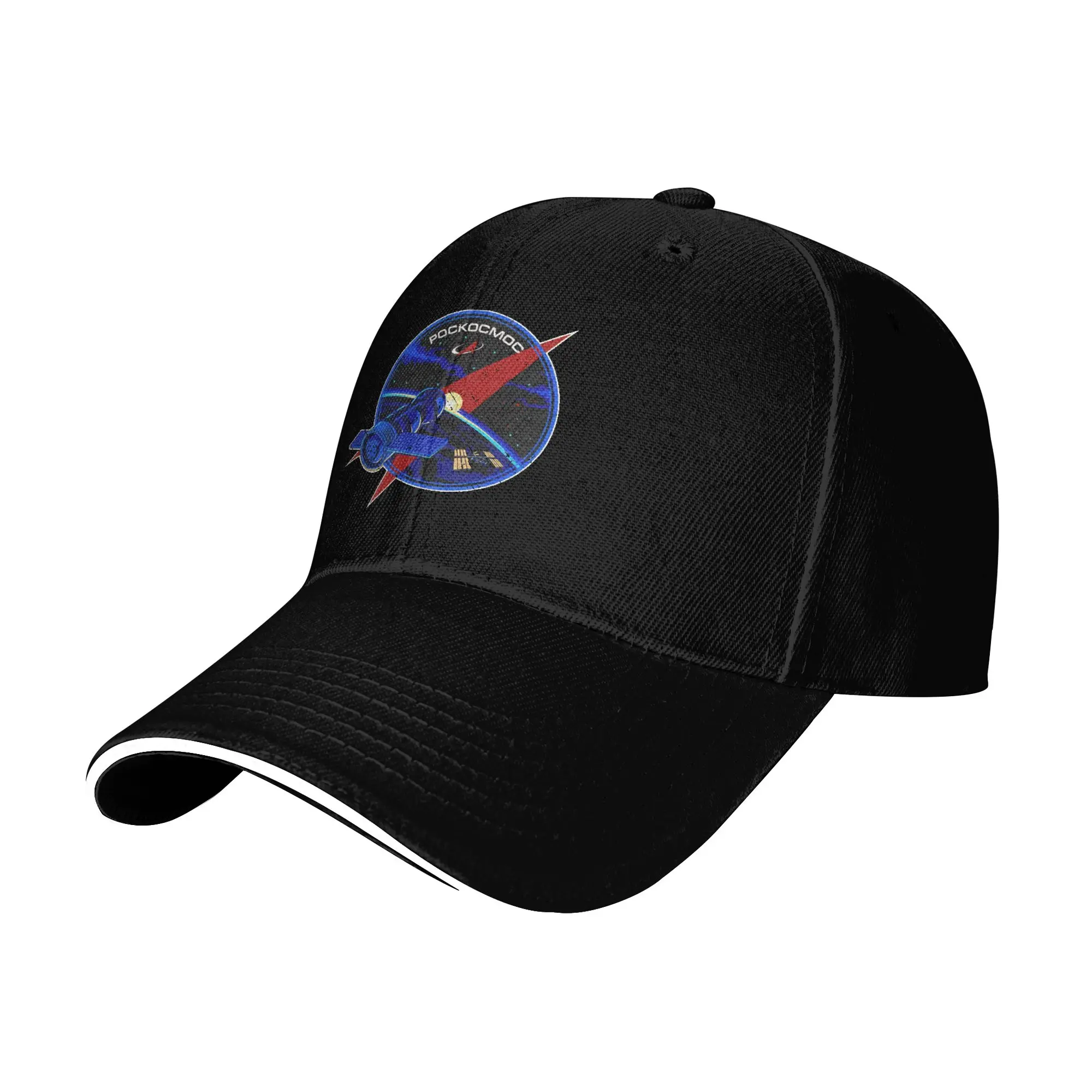 Roscosmos Russian Space Agency Casual Baseball Cap Summer Trucker Hat Sun Camping Snapback Cap Unisex-Teens Baseball Caps