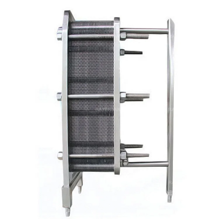 Parti di scambio di calore dello scambiatore di calore del condensatore raffreddato ad acqua personalizzato in acciaio inossidabile Scambiatore di calore a piastra 304SS