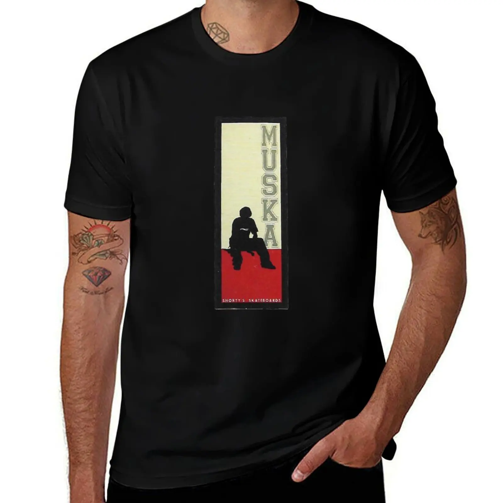 Chad Muska T-Shirt Minimalist Plain Crew Neck T-Shirt