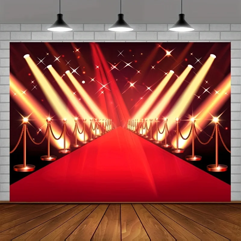 2D-Banner 1-teilig, supergroßer Hintergrund für den roten Teppich, Auszeichnungszeremonie-Dekoration, Filmpremiere, Filmfestival, Hochzeit