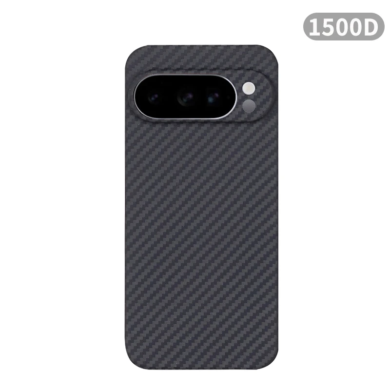 For Google Pixel 10 Pro XL/Pixel 10 Pro/Pixel 10 Case Carbon 600D Kevlar Aramid Fiber Fabric Thin Hard Cover Magnetic Black Slim image 3