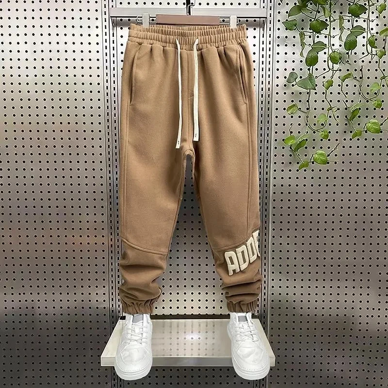 

Trousers Men American Pants Spring Autumn New Fashion Brand Cargo Sports Pants All-match Baggy Letter Casual Pantslones Homme