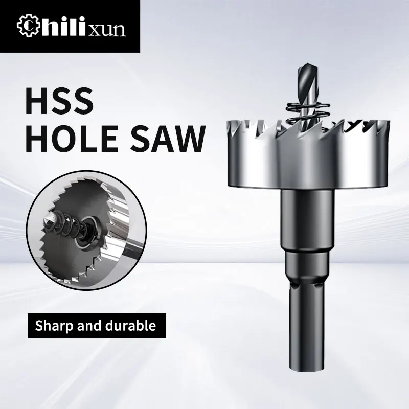 HSS Hole Saw 12-100mm Cobalt High Speed Steel M35 Stainless Steel Tool Set For Metal Stainless Steel Drilling Metalworking