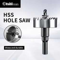 HSS-Lochsäge, 12–100 mm, Kobalt-Hochgeschwindigkeitsstahl, M35-Edelstahl-Werkzeugset für Metall, Edelstahl, Bohren, Metallbearbeitung