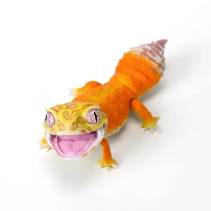 Bandai Original The Diverysity Of Life On Earth Giant Simulation Gecko Lizard Best Geckos Leopard Anime Action Figure Toys Gifts