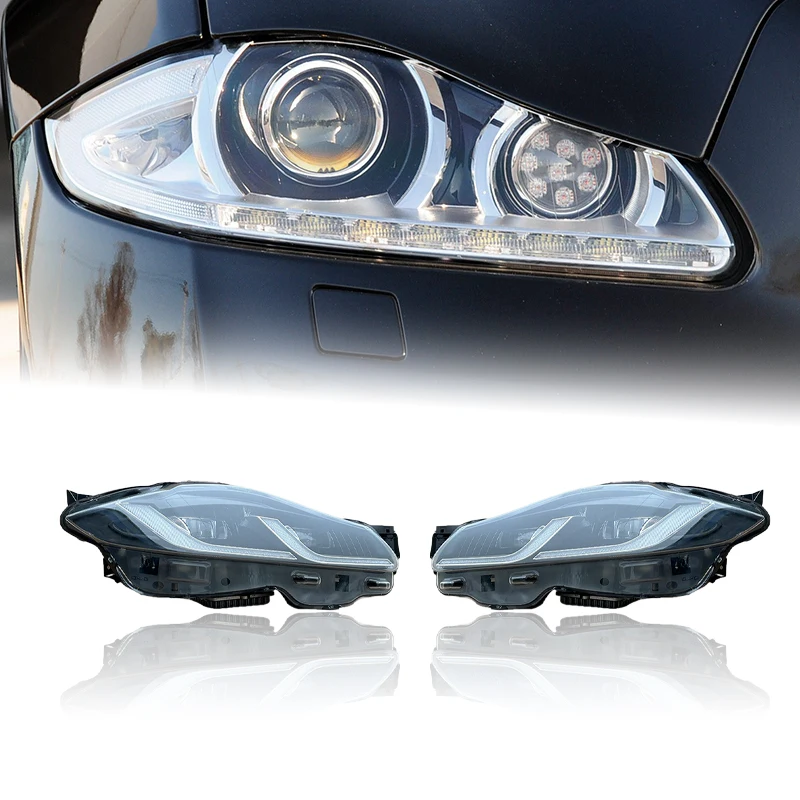 For Reliable LED Headlights  XJL Diamond Cut Crystal Clear 12V 6000K/8000K White Light Hot Seller for Owners