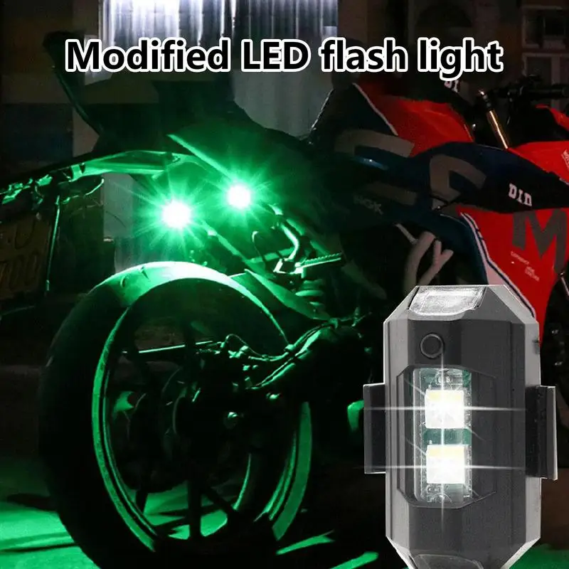 Anti-Collision Lights For Drones LED Motorcycle Signal Light Fast Charging Night Signal Light For Electric Drones Motorcycles