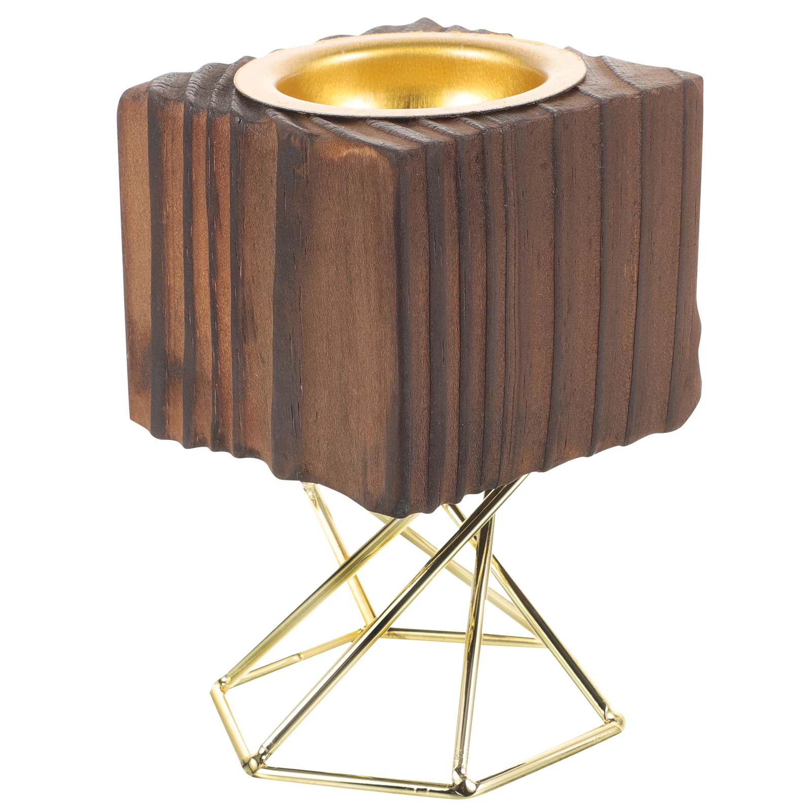 

Retro Wood Incense Burner for Home Use Aroma Therapy Decorative Stove Lightweight Portable Censer Holder Table Centerpiece Gift