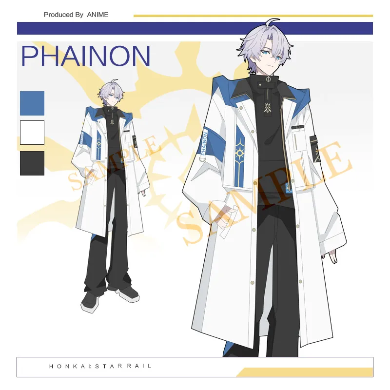 

Honkai：Star Rail Phainon Cosplay Costume Coat Hoodie Pants Autumn Winter Fashion Casual Unisex Windbreaker Hoodie Pants Xmas