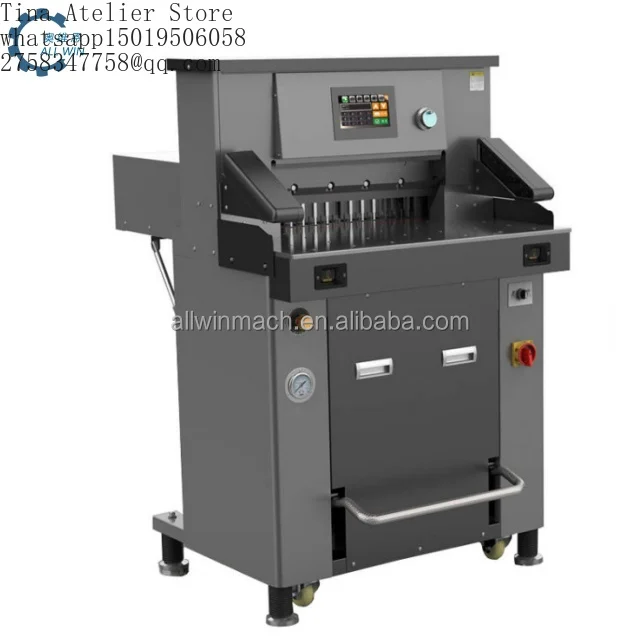 Hot Sale 520mm Hydraulic Automatic Guillotine Cutting Paper Machine Book Cutter Machine Book Trimmer Machine
