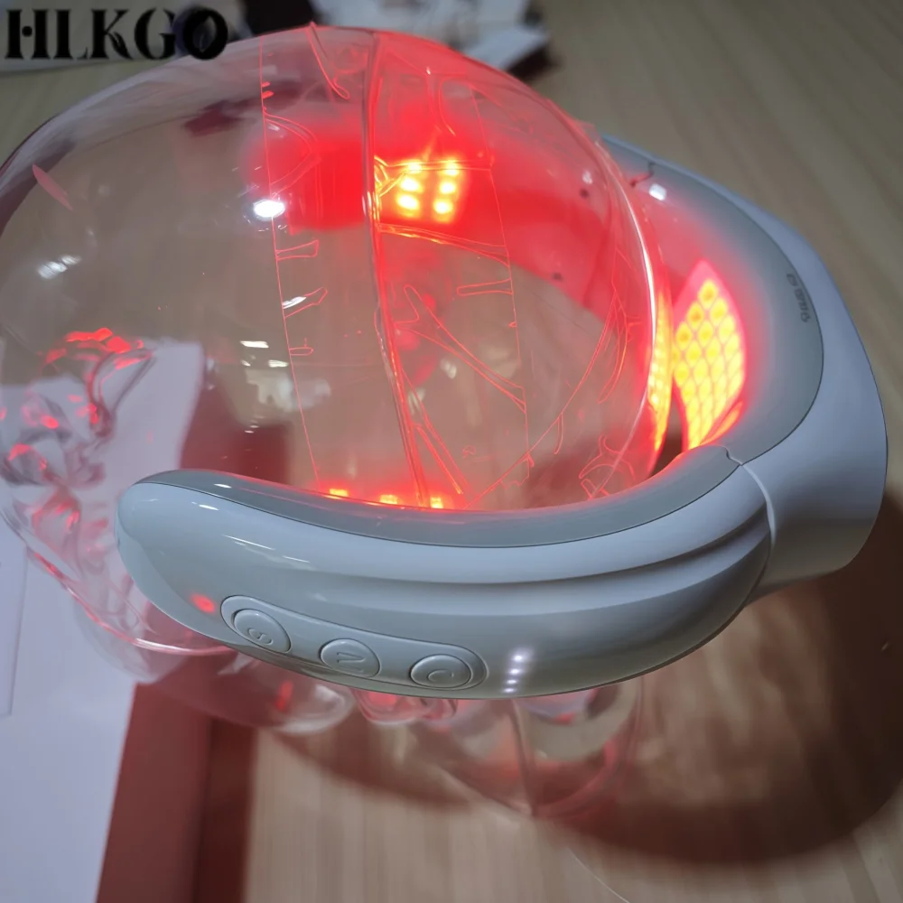 

Терапевтический прибор HLKGO с двумя режимами: лазерная терапия 808 нм для лечения боли в шее и инфракрасный тепловой массаж для снятия жесткости и усталости в плечах