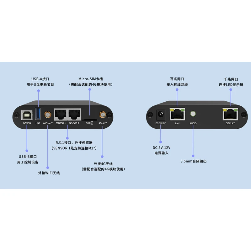 Original Colorlight C3 / A35 Multimedia Asynchronous Player LED Display Screen Controller Support Colorlight LED Receiving Card