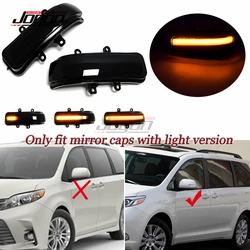 LED Dynamic Turn Signal Light For Toyota Highlander XU40 2008-2013 Sequential Side Mirror Lamp For Toyota Sienna XL30 2011-2020