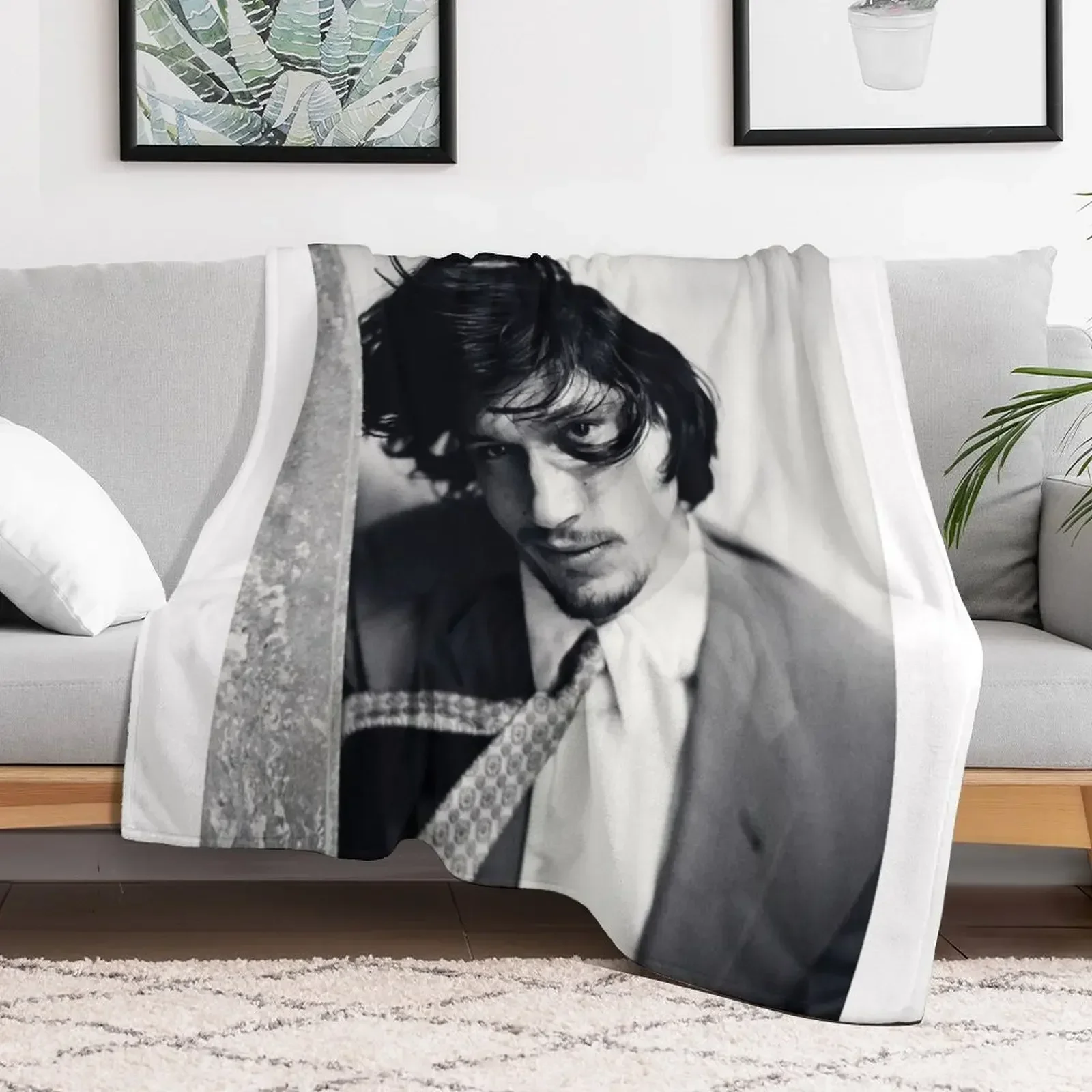 

B&W ADAM D. Throw Blanket Soft Plaid Cute Blankets