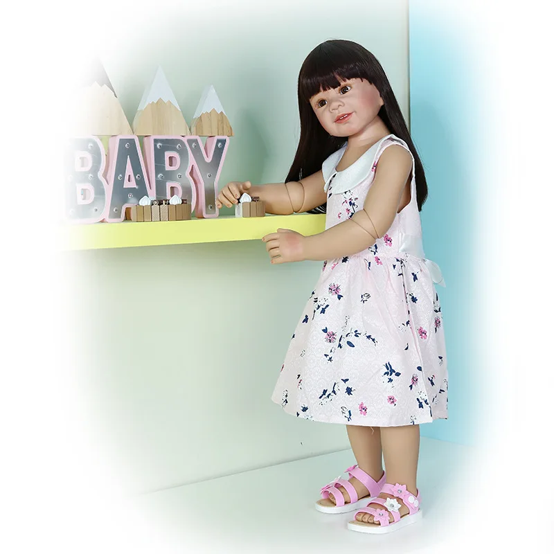 

87cm Lifelike Large Size Girl Baby Doll Children's Clothing Model Store Decoration Creative Model Props