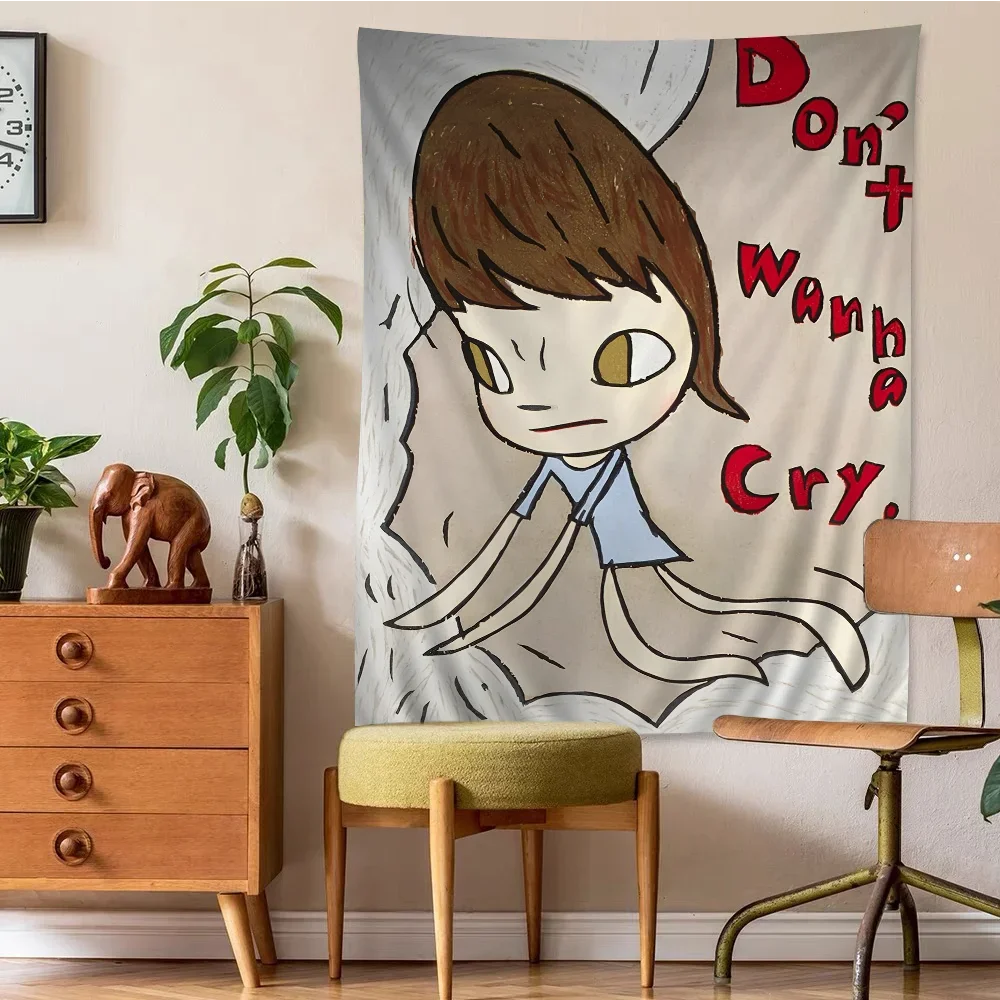 Yoshitomo Nara Dream Doll Anime Tapestry Art Science Fiction Room Home Decor Wall Art Decor