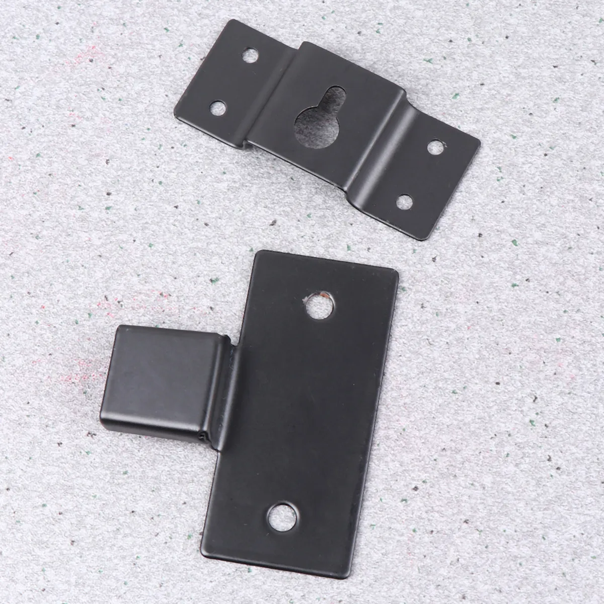 5Pcs Universal Wall Mounted Speaker Holder Black Stable Thickened Speaker Wall Brackets for Home Store Hospital Cinema