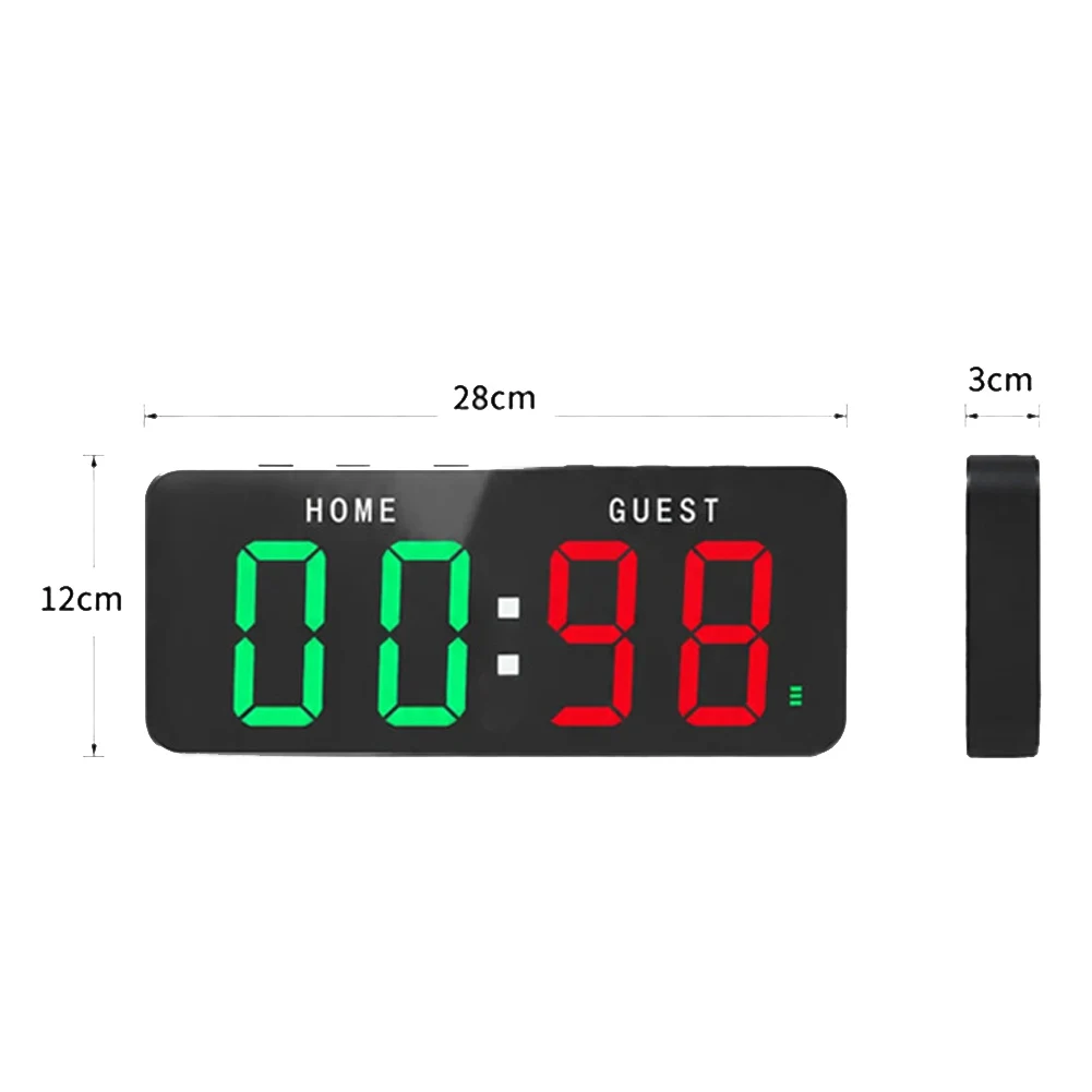 LED Digital For Scoreboard with Remote for Two Side Scoring Timer and Clock Functions Portable and Lightweight