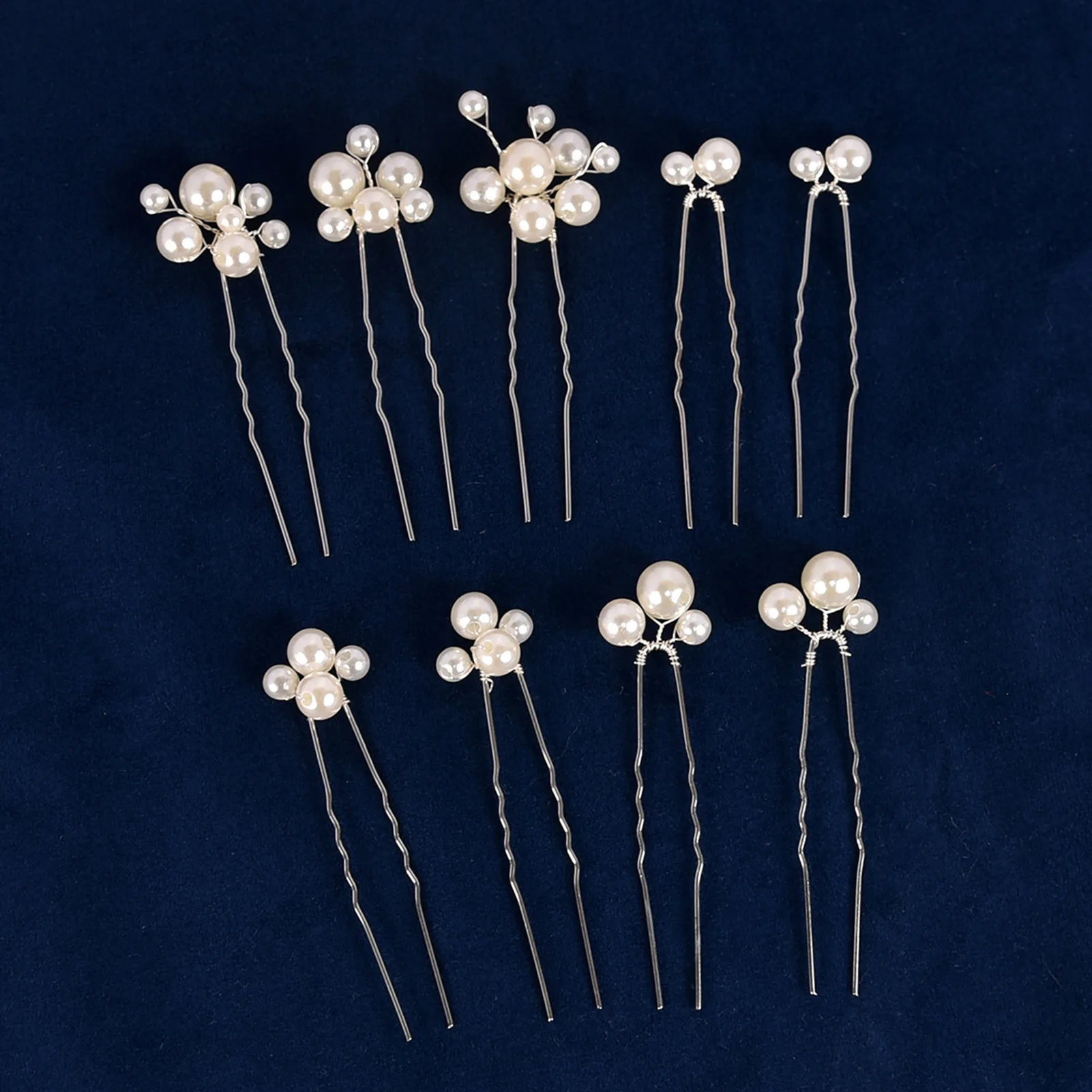 3pcs Bride Hairpin Trendy Hair Clip U-shaped Alloy Tiaras Wedding Hair Accessories Princess Party Headpiece Bride Hair Jewelry view 5
