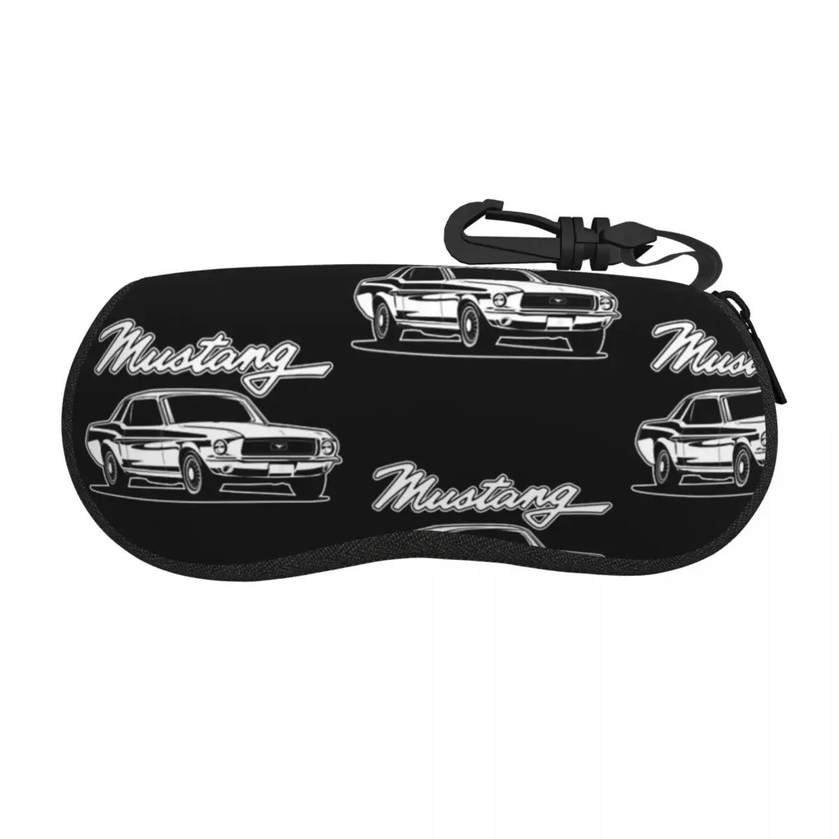 Ford Mustang First Generation 1965 Shell Glasses Case Protector Sunglasses Box Women Men Soft Eyeglass Bag Pouch