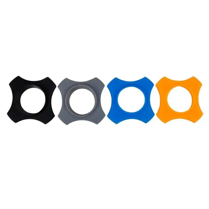 652F Elasticity Microphone Ring Shakeproof Anti-rolling Mic Sleeves Lightweight Ring Black, Gray Blue Mic Ring