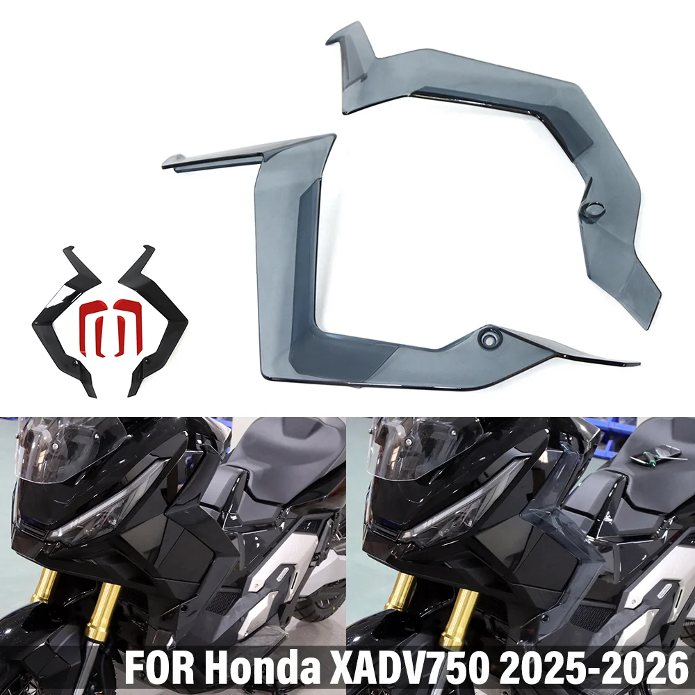 

Для HONDA X-ADV750 2025-2026 мотоциклетная фиксированная полоса, резка ветра, боковое крылышко, боковой дефлектор, защита ног, комплект лобового стекла