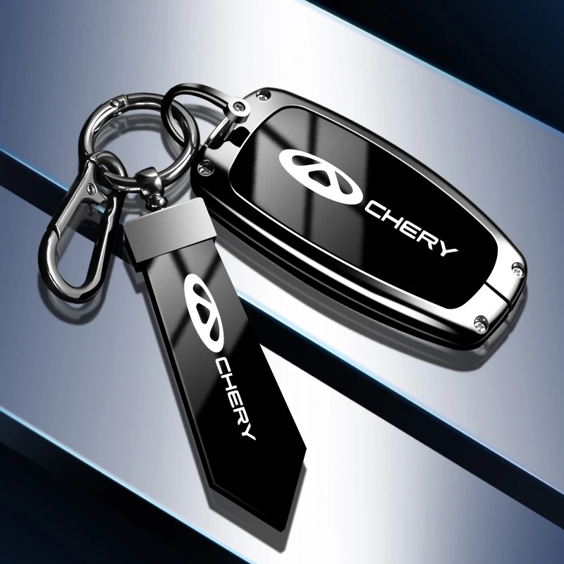 

Car Key Cover Keyring Zinc Alloy Shell Keychain Pendant For Jaecoo J6 J7 J8 Phev 2023 2024 2025 Chery Arrizo Tiggo 8Pro Omoda 5