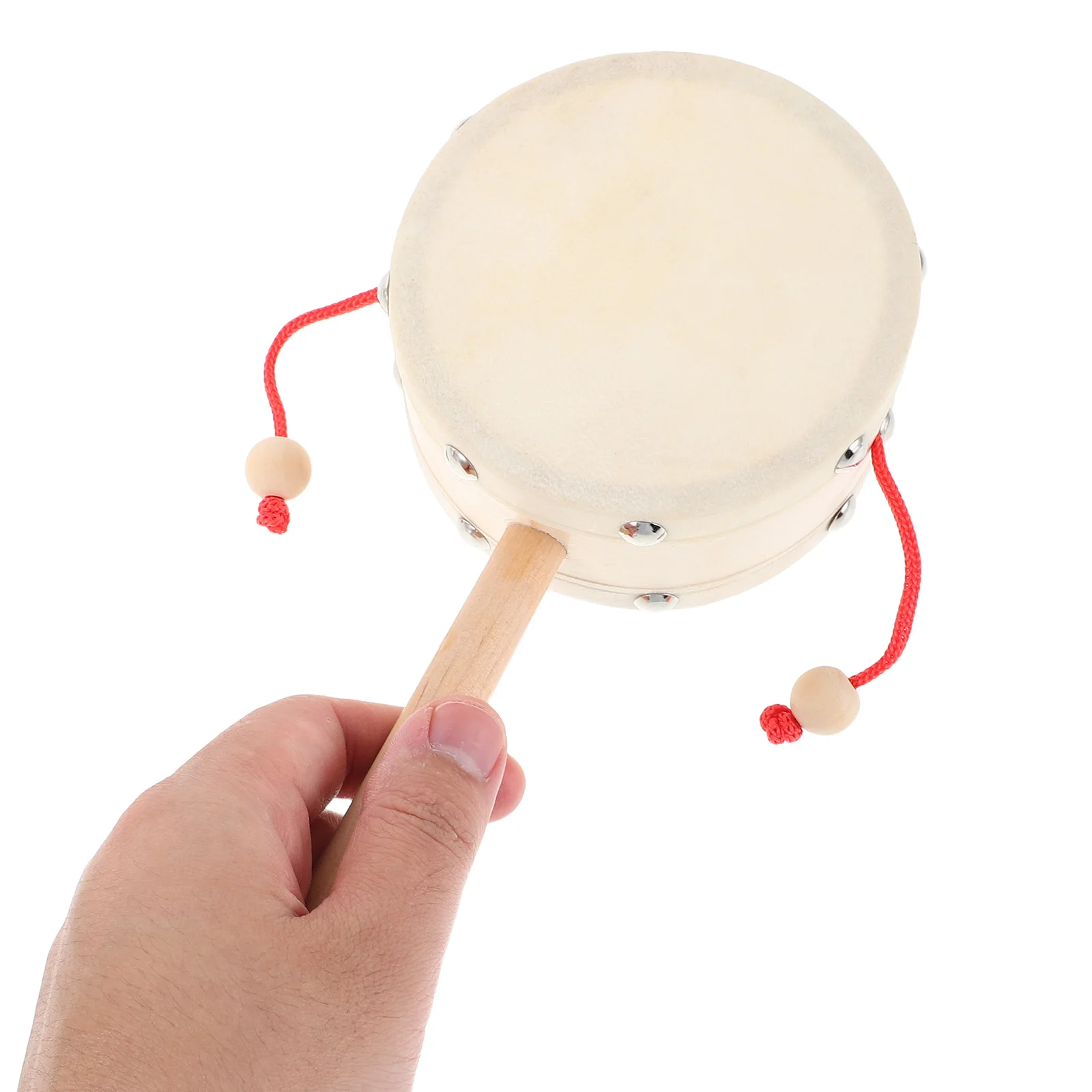

Early Education Percussion Instruments Shaker Musical Chinese Spinning Drum ' Montessori Preschool