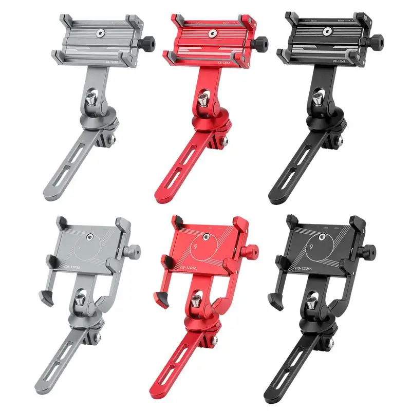 Cycling Phone Mount Aluminum Alloy Cycling Phone Rack Cycling Handlebar Phone Mount Aluminum Alloy Cycling Handlebar Cellphone