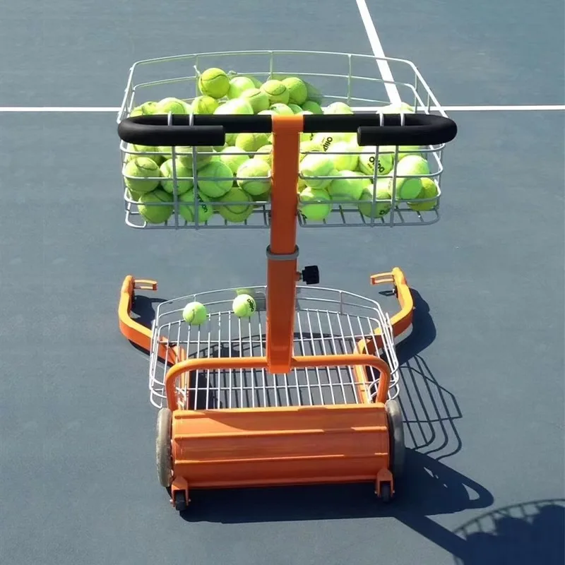 

Tennis machine Automatic device Hand push Automatic basketball court pick-up cart