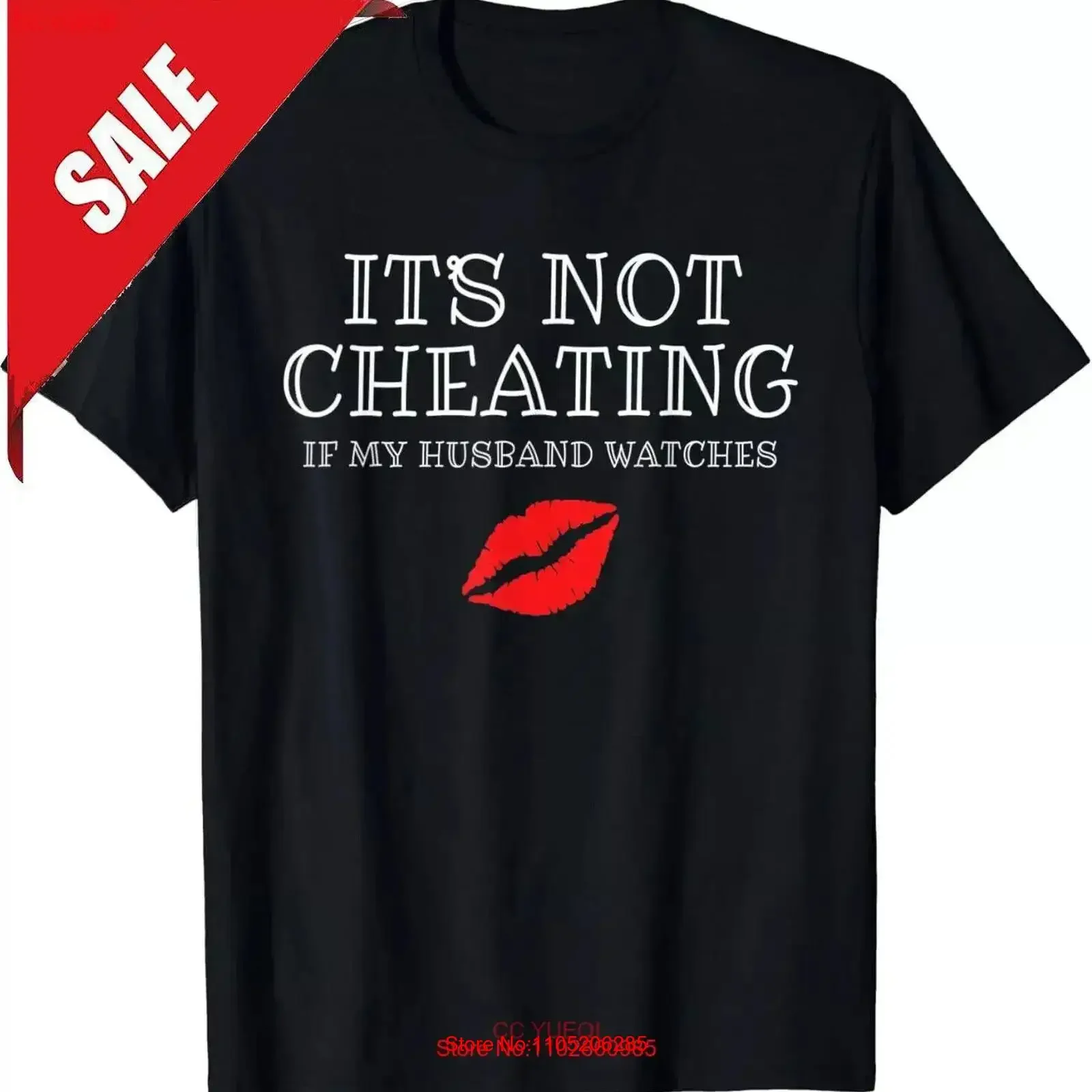NEW LIMITED Its Not Cheating if My Husband Watches Funny T Shirt vintage Washed Breathable Comfortable designer clothes Soft