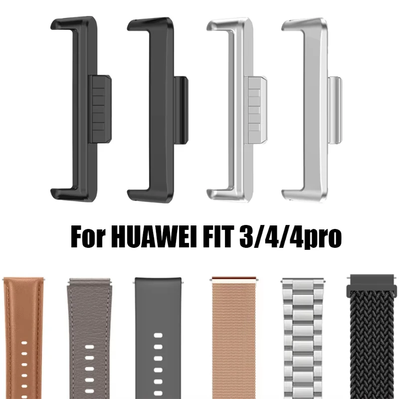 1Pair Adapter For Huawei Watch Fit 4 4 Pro 3 Strap Connector Bracelet Metal Stainless Steel Fit 3 20mm Band width Accessories
