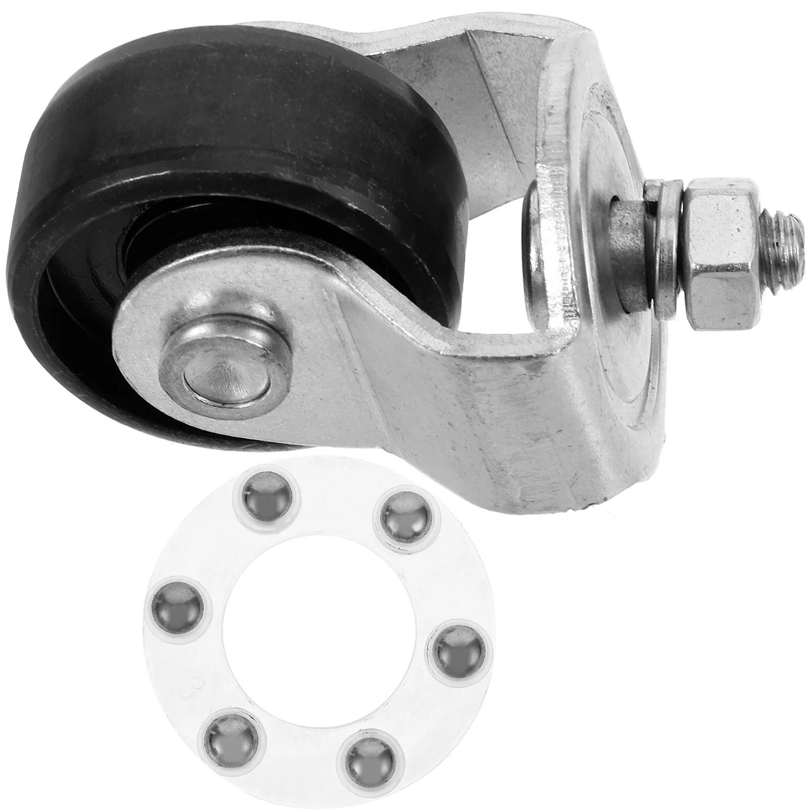 Bottle Jack Handle Replacement Front Wheel Wheels Horizontal Caster Steel for Floor