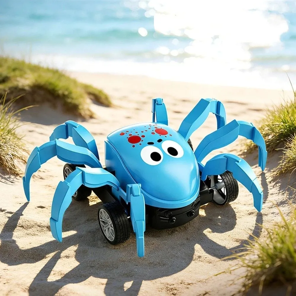 Press Crawling Crab Clockwork Toys Wind Up Pull Back Crawling Crab Car Toys Cartoon Novelty Press Walking Crab Toys Baby Toy