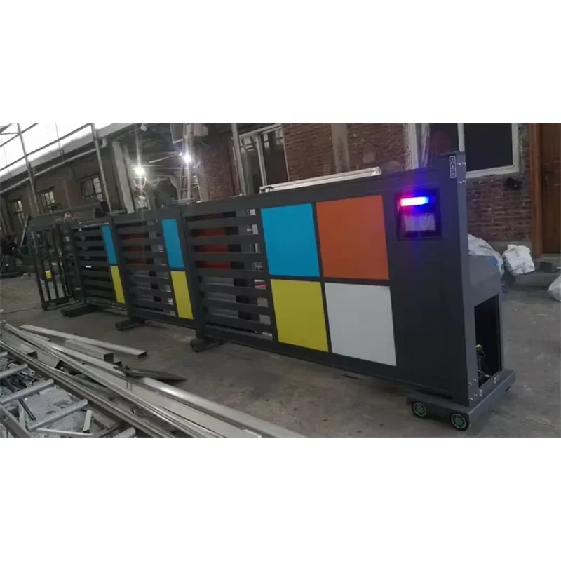 Powder Coating Aluminum Sliding Bottom Roller Cantilever Gate