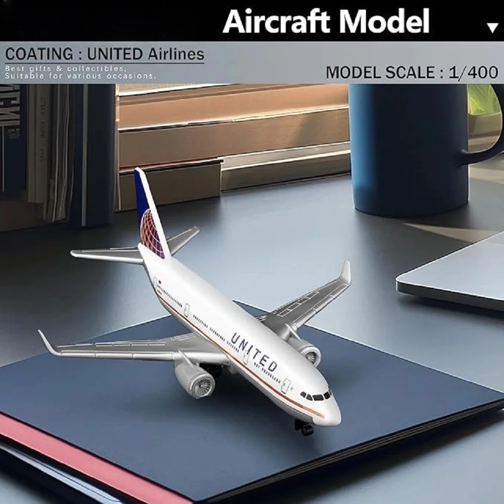 

16 см United B747 Модель самолета, литая под давлением металлическая модель самолета, комплект с подставкой для дисплея, игрушка, авиационный подарок или настольная коллекция