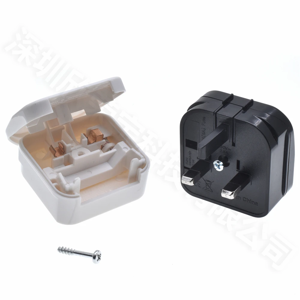 BS5733 13A Fused Travel Adapter Europe To UK Singapore Hong Kong Malaysia Conversion Plug Box Type Type-C To Type-G Plug Adapter