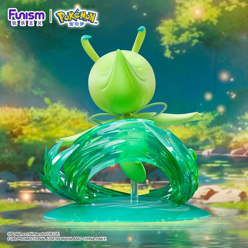 Anime Pokemon Celebi Jirachi New Figure Cute Statue Pvc Action Figurine Collectible Model Toy Gift image 5