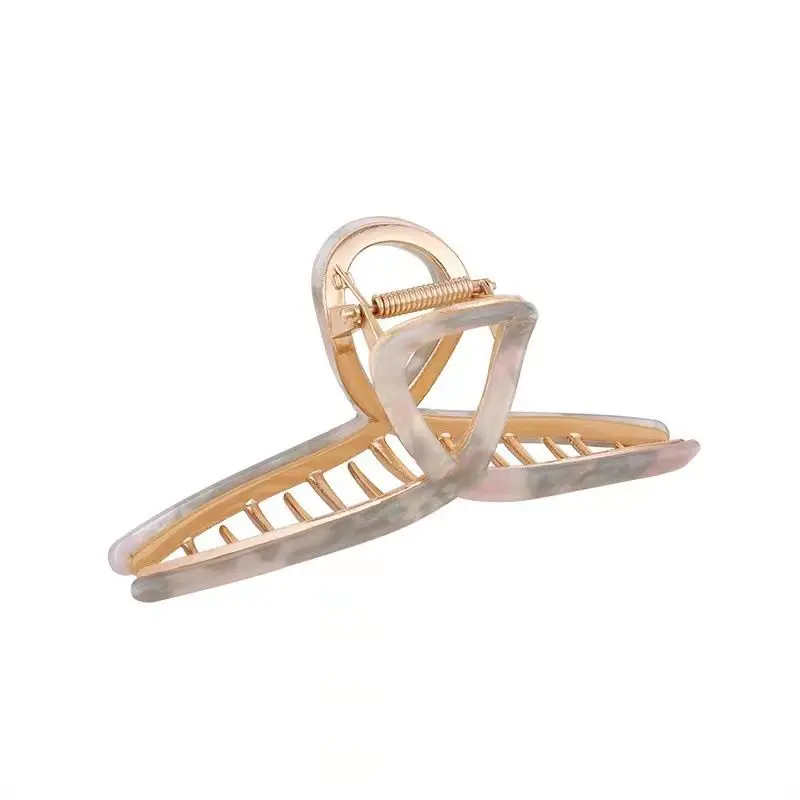 1/3/5 Stück Metall-Haarspange, Damen-Haarspange, große Haarspange im Hai-Design, für mehr Volumen, modisch und elegant, Haarspange als Stirnband. – Detail 3