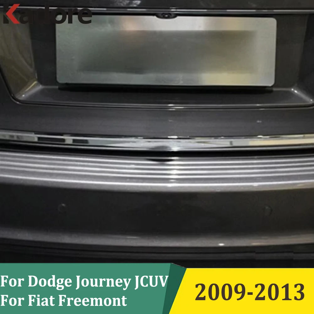 

For Dodge Journey JCUV For Fiat Freemont 2009-2013 Car Accessories Tailgate Boot Protection Strip Rear Trunk Lid Cover Trim