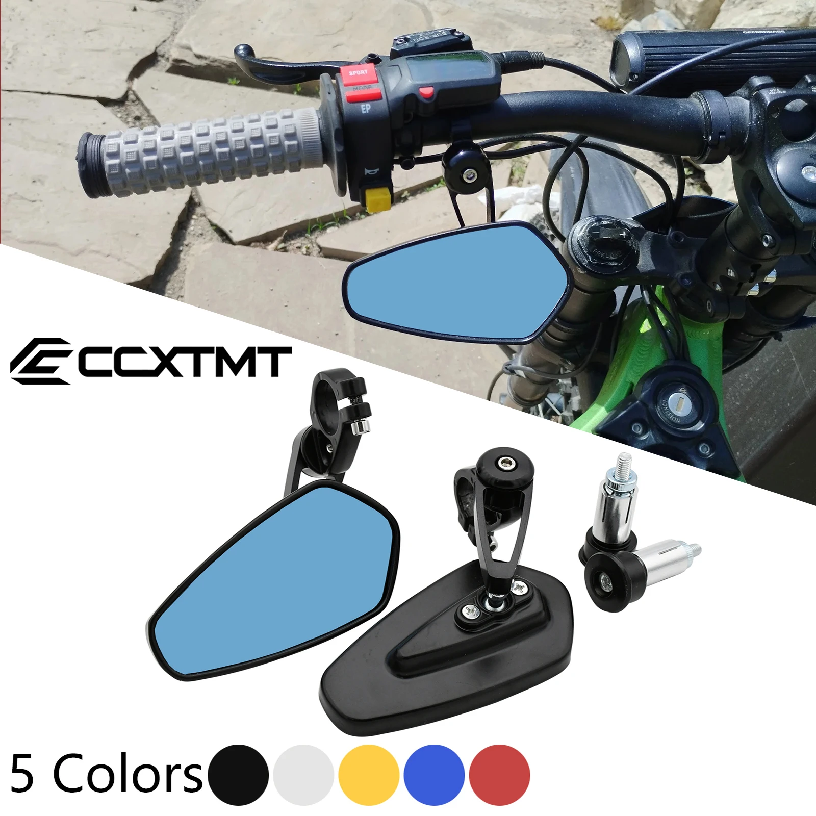 Motorcycle CNC Rearview Mirror 7/8