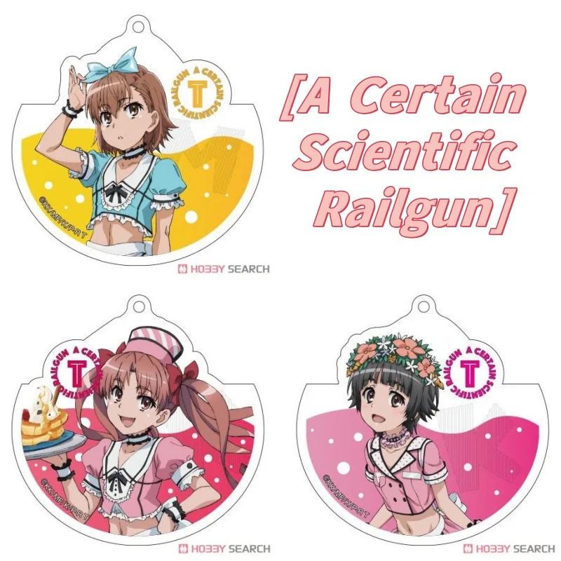 

A Certain Scientific Railgun Kawaii Acrylic Keychain Pendant Bag Car Keychain Cell phone Accessories present Firend Gift 6cm