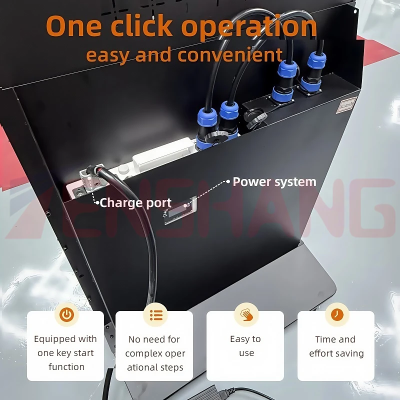 تسليط الضوء على 6000nit قابلة للطي مقاومة للماء لافتات رقمية مزدوجة الجوانب محمولة وبطارية تعمل بعجلات للاستخدام الخارجي #2