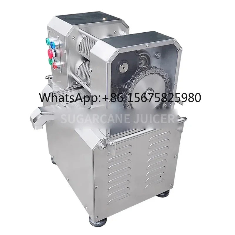Commercial 1.1KW Sugarcane Juicer 350KG/H Fully Automatic Stainless Steel Electric Extractor