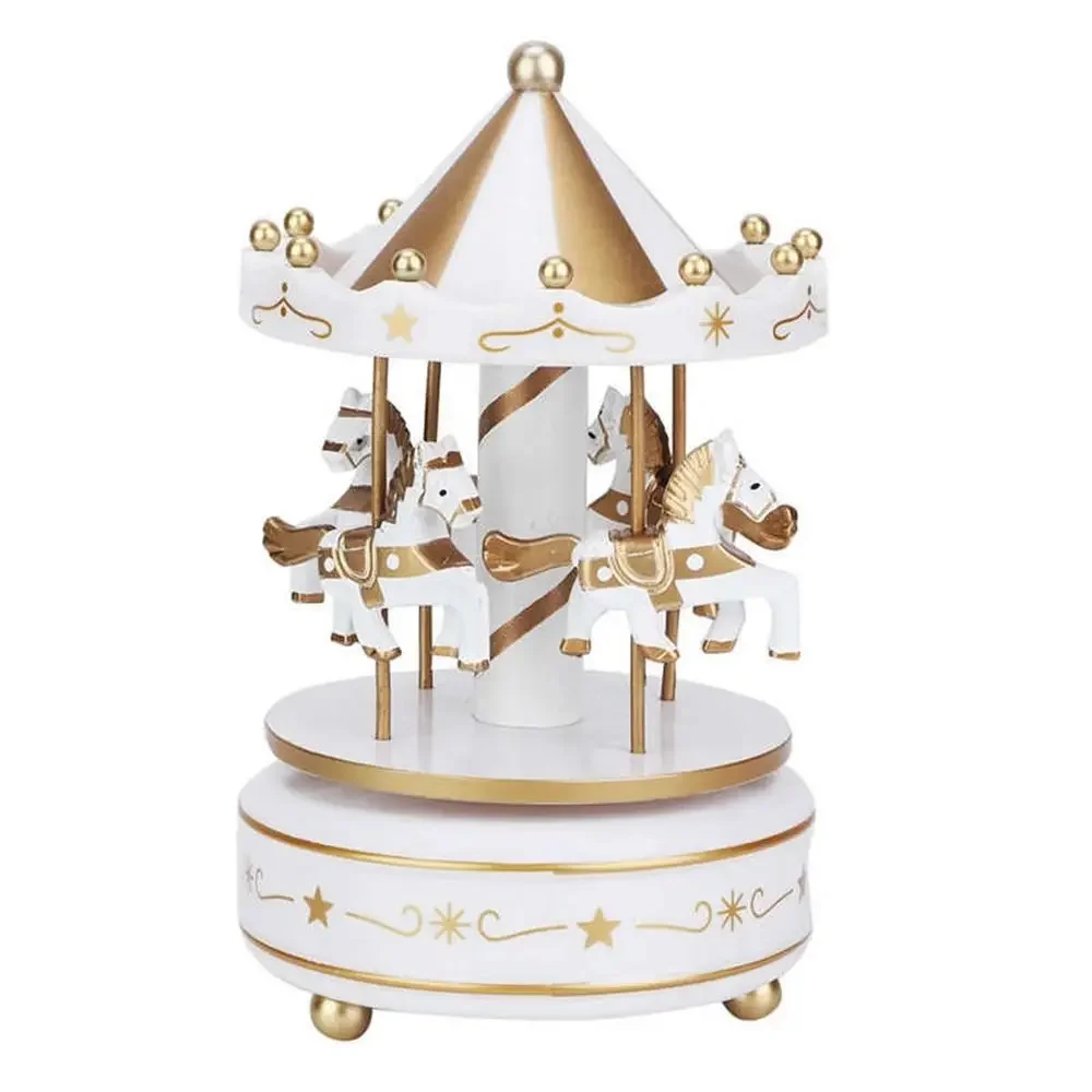 Carousel Music Box Birthday Gift Bluetooth Charging Night Light Toy For Girls Children And Girls