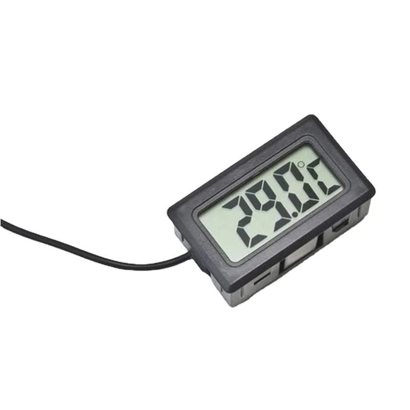 Embedded Electronic Digital Thermometer Fy-10 Digital Electronic Refrigerator Thermometer Mini Digital LCD Indoor Convenient