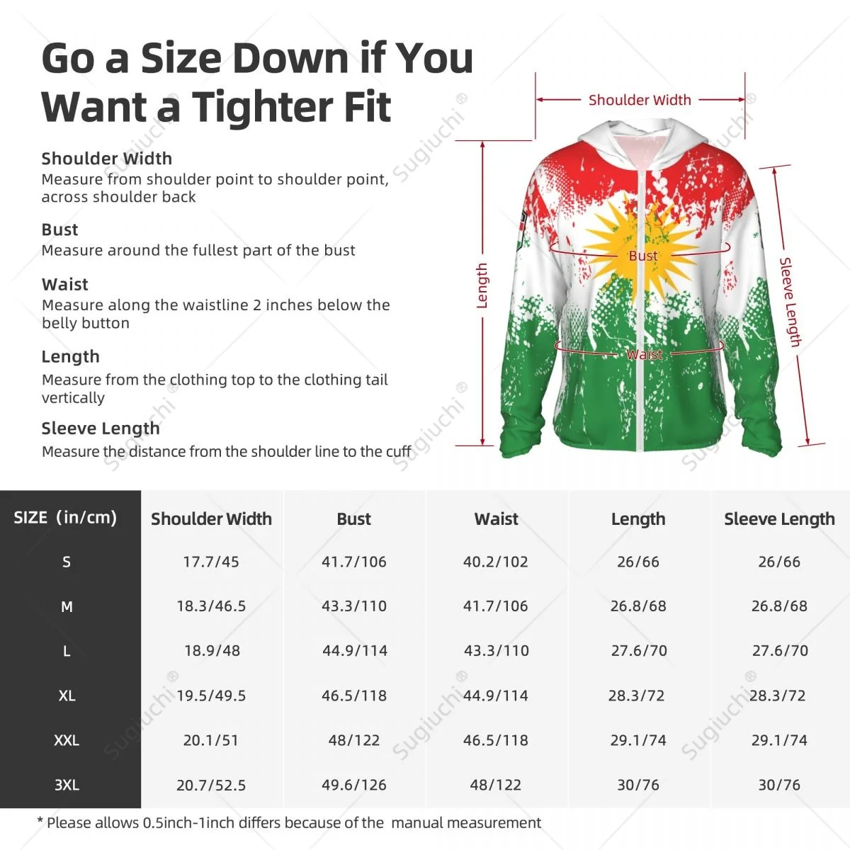 Рисунок 6 - Курдистан флаг Защита от солнца