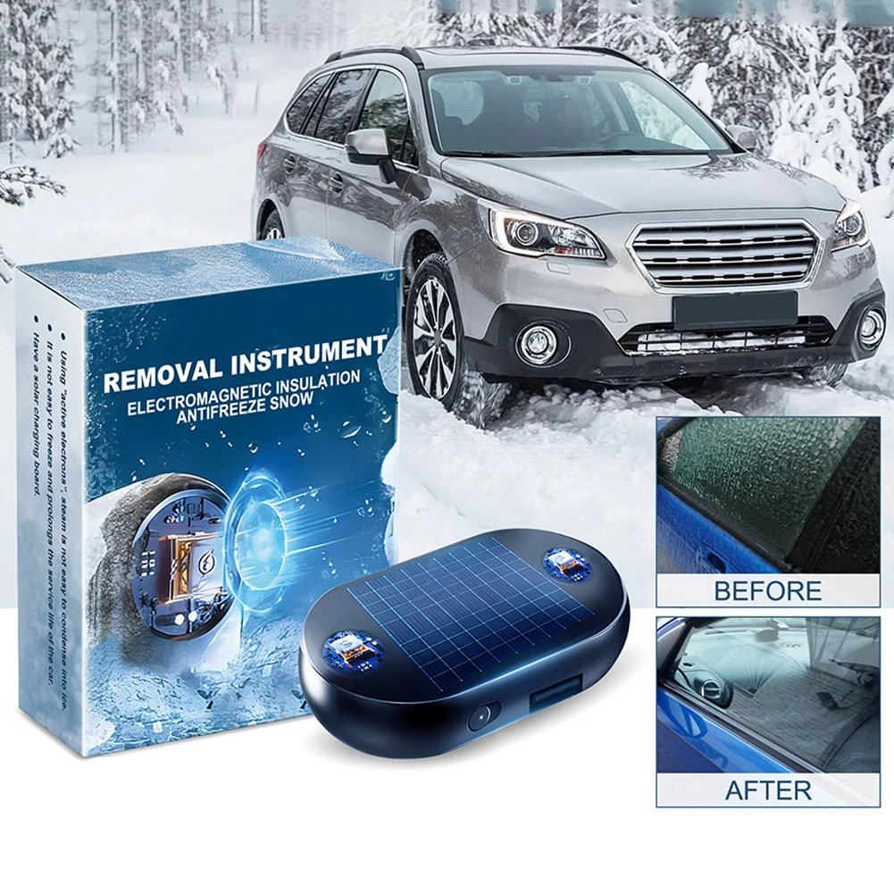 Car Electromagnetic Molecular Windshield Microwave Deicing Antiice Instrument Interference antifreeze device Snow Removal tools