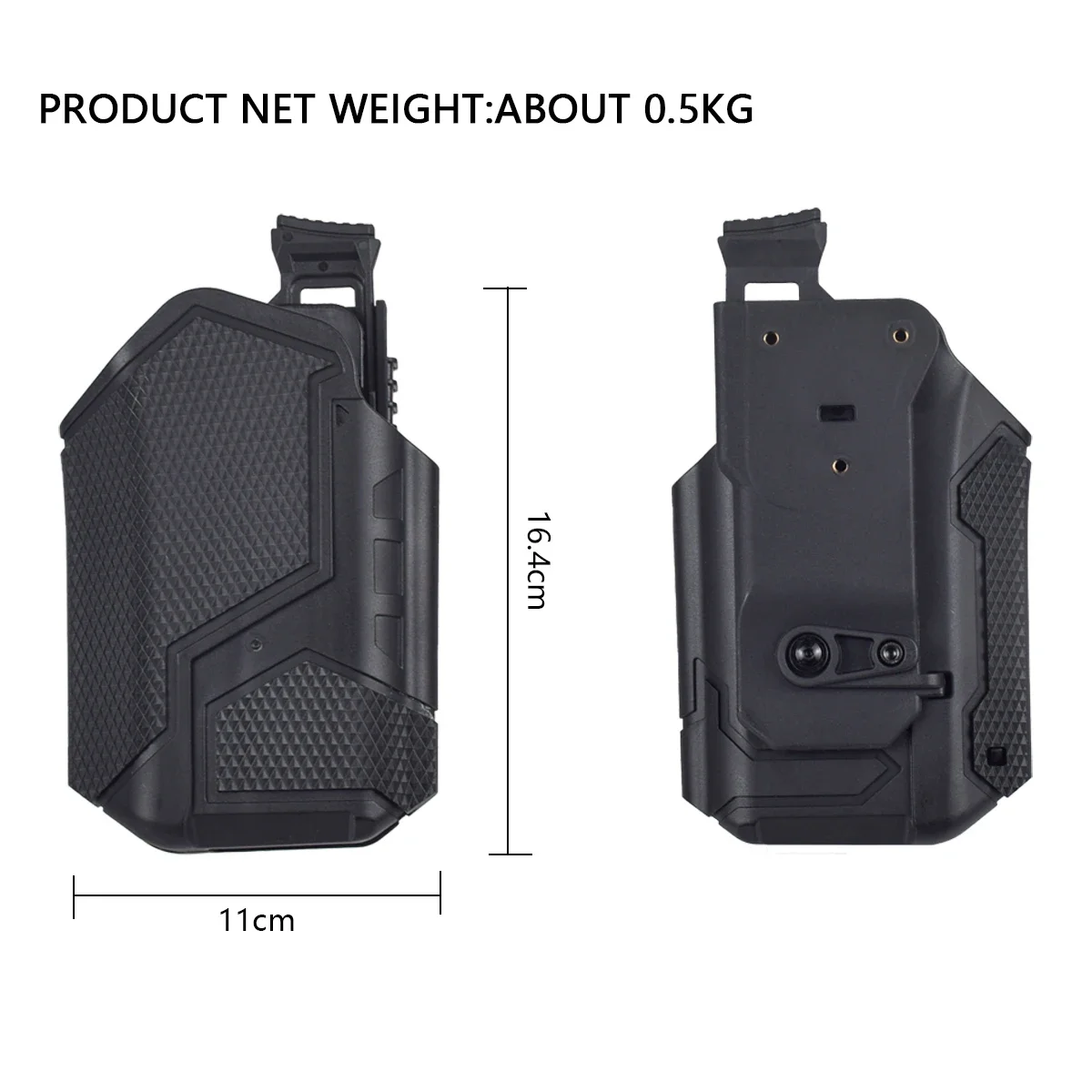 Tactical Glock 17 Pistol Holster With Surefire X300 Flashlight Airsoft Universal CZ P07 Glock19 Lightweight-Bearing QLS Holsters